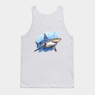 Blue Shark Tank Top